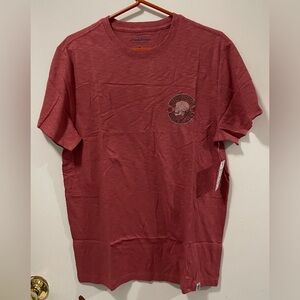 Flag & Anthem Men's Red Short Sleeve T-Shirt Crew Neck Tee Shirt Size Medium NWT